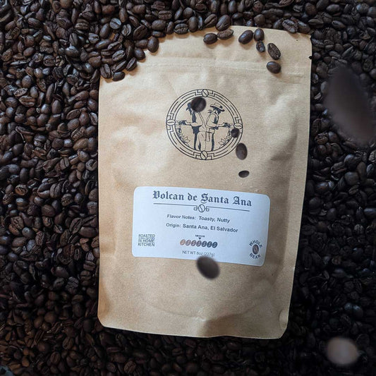 16oz bags of Volcan De Santa Ana coffee